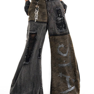 Jeans para Hombre con Costuras de Camuflaje - Estilo Europeo - Image 11