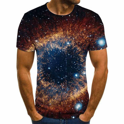 Playera Casual para Hombre con Impresión 3D Digital - Image 4