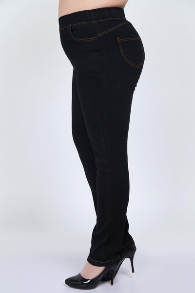 Jeans Talle Alto Extra Grande para Mujer - Largo Extendido - Image 3