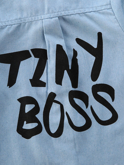Camisa Abrigo TINY Letter para Niños - Image 3