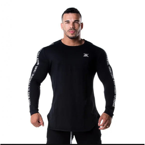 Playera Deportiva Ajustada Cuello Redondo para Correr