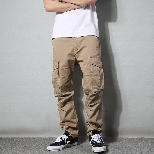 Pantalones Rectos Slim Estilo Retro Japonés