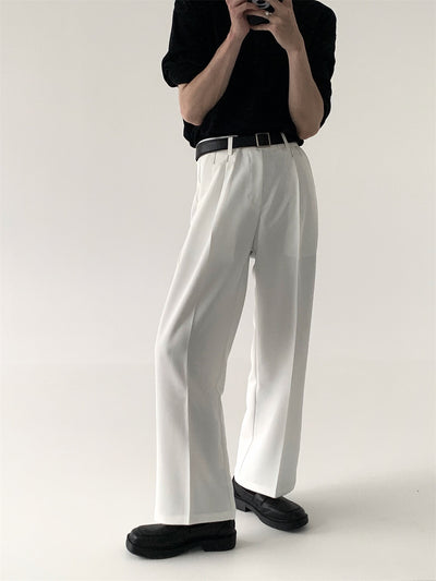 Pantalones Anchos Efecto Drapeado Estilo Urbano Relajado - Image 31