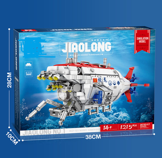 Submarino Jiaolong: Kit de Ensamblaje Tecnología Militar de Precisión - Image 5