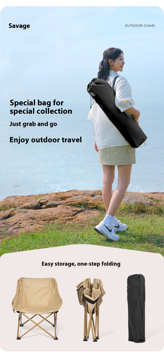 Silla de Camping Plegable con Respaldo Ergonómico - Image 20