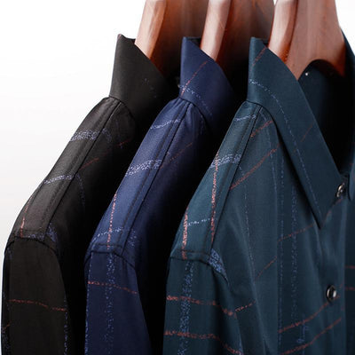Camisa Manga Larga para Papá - Primavera y Otoño - Image 3
