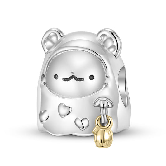 Cuentas Fantasma Plata 925 y Oro 14K - Accesorios DIY para Pulseras y Collares