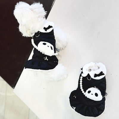 Abrigo Acolchado para Perros y Gatos con Arnés de Tracción - Image 4