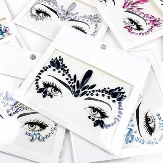 Pegatinas Faciales de Diamante Acrílico Estilo Europeo y Americano - Image 15