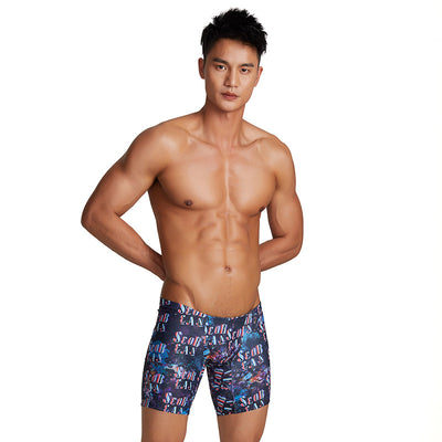 Shorts de Baño Ajustados Estampados para Hombre - Image 3