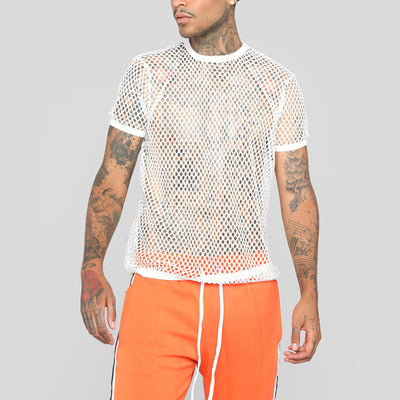 Playera Mesh Transpirable de Cuello Redondo para Hombre - Image 3