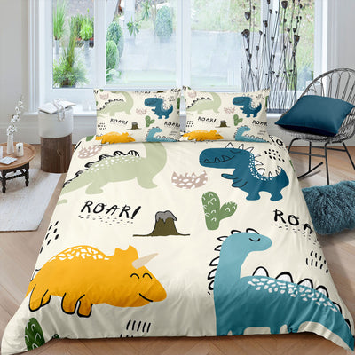 Juego de Cama Infantil Familia Dinosaurios - Twin, Full, Queen y King - Image 6