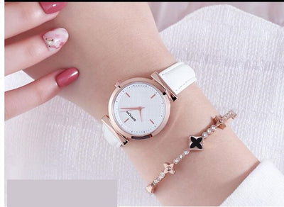 Reloj para Niña Estilo Retro Coreano con Escala de Tendencias, Resistente al Agua y Movimiento de Cuarzo - Image 23