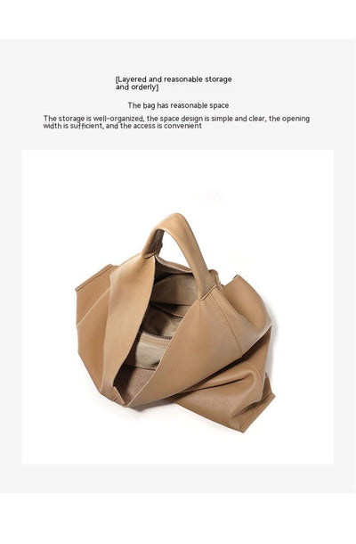 Bolso Tote de Cuero Suave - Bolsa Casual de Hombro Estilo Idle para Mujer - Image 13