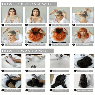 Peluca Afro Rizada Corta Volumen Natural - Cabello Rizado Completo - Image 13