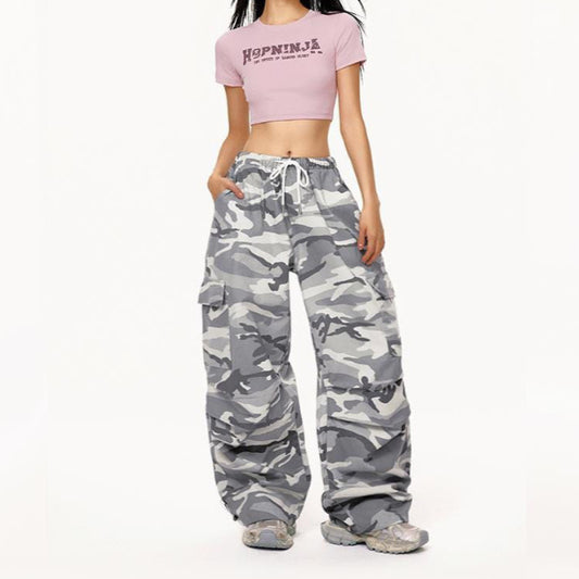 Pantalones Deportivos Anchos y Versátiles para Mujer