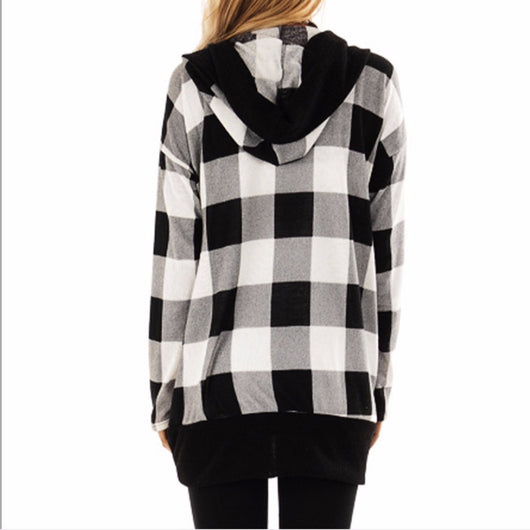 Cardigan Suelto con Capucha de Terciopelo para Otoño e Invierno - Image 7