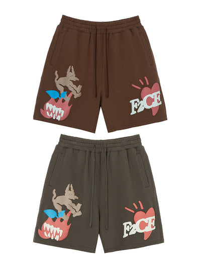 Shorts de Playa Hombre Estilo Americano con Estampado - Image 3