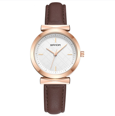 Reloj para Niña Estilo Retro Coreano con Escala de Tendencias, Resistente al Agua y Movimiento de Cuarzo - Image 9