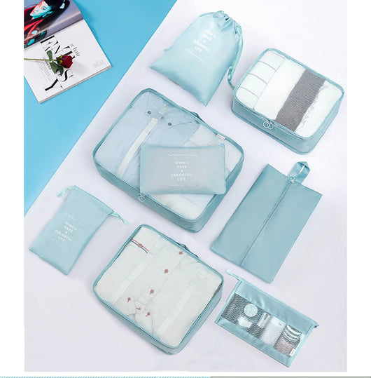 Juego de 9 Bolsas de Viaje en Tela Reforzada - Image 19