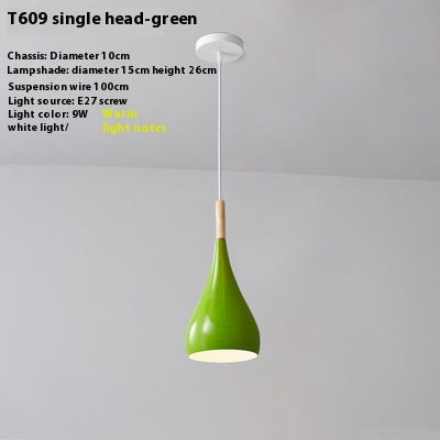 Lámpara de Techo Nórdica de Tres Brazos para Comedor - Diseño Minimalista Moderno - Image 9