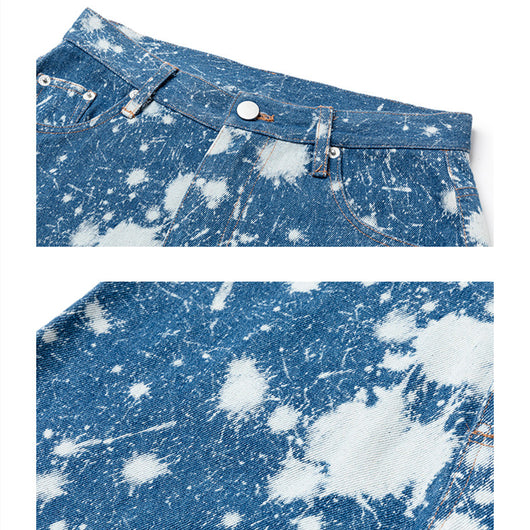 Jeans Rectos Estampado Tie Dye para Mujer - Image 14
