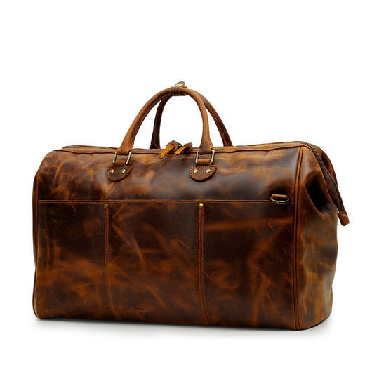 Bolsa de Viaje Cuero Genuino Capacidad Extra Grande para Hombre - Image 9