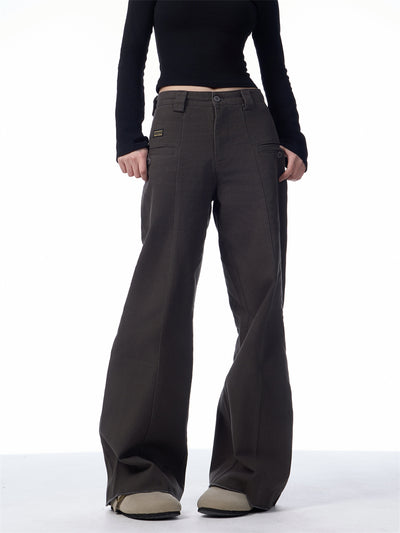 Pantalones Retro Holgados para Mujer - Comodidad Clásica - Image 14