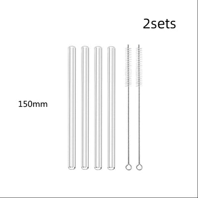 Pajitas de Vidrio Reutilizables para Té de Burbujas y Bebidas Frías - Image 24