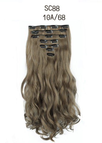 Extensiones de Cabello con Clip de Fibra Térmica - Volumen Instantáneo - Image 4