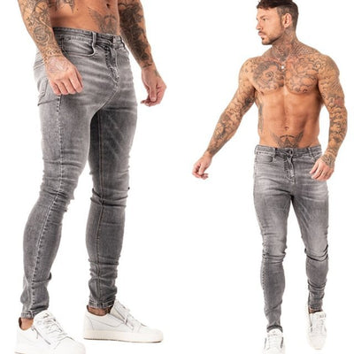 Pantalones Jeans Patchwork Fit Clásico para Hombre - Image 4