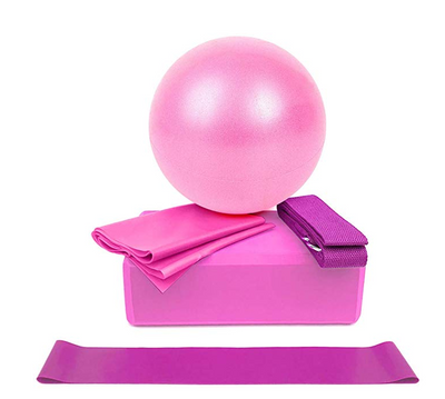 Juego de 5 Piezas para Yoga: Bloques de Espuma y Correa de Estiramiento - Image 7