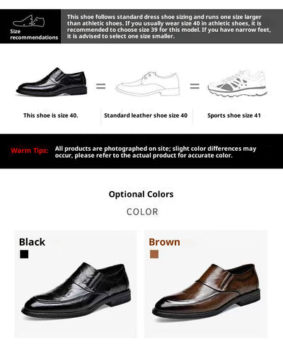 Zapatos de Cuero Suave para Novio - Mocasines Elegantes Punta Fina Suela Flexible - Image 11