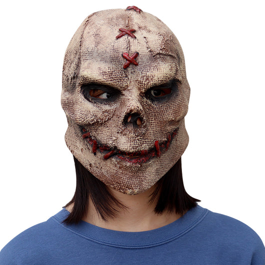 Máscara de Terror Cosplay Halloween con Costuras - Accesorio para Fiestas y Disfraces - Image 8