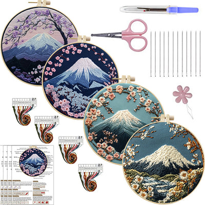 Kit Completo de Bordado Manual - Artes Textiles Creativas para Principiantes - Image 2