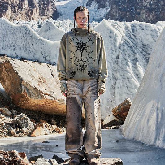 Sudadera con Capucha de Punto Waffle - Calidez y Confort