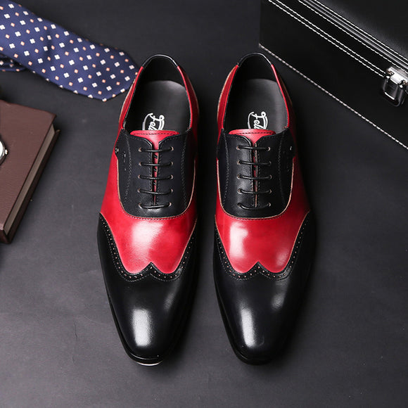 Zapatos Formales de Cuero Genuino para Hombre - Estilo Ejecutivo
