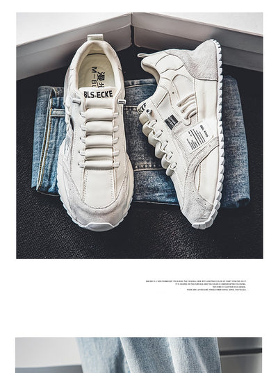 Tenis Casuales de Moda Primavera para Hombre con Suela Gruesa Antideslizante y Aumento de Altura - Image 17