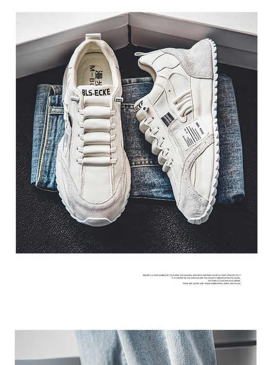 Tenis Casuales de Moda Primavera para Hombre con Suela Gruesa Antideslizante y Aumento de Altura - Image 17