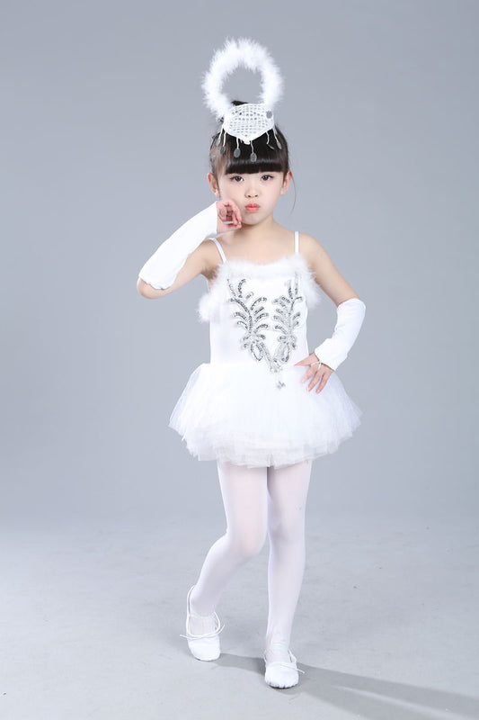 Falda Tutú Infantil con Tirantes de Gasa Elegante - Image 2