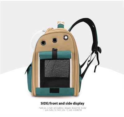 Mochila Transportadora Espacial para Gatos - Gran Capacidad Portátil - Image 17