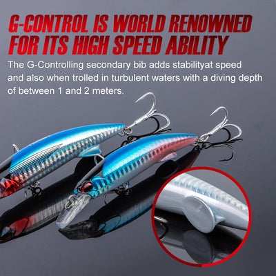 Señuelo Sumergible para Pesca de Mar 90mm
