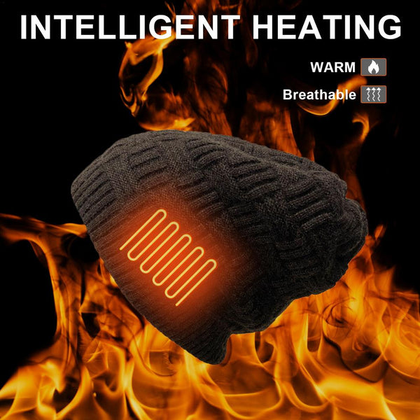 Gorro Térmico Recargable USB - Calefacción Eléctrica para Deportes de Invierno