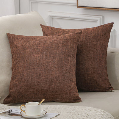 Almohada de Lino y Algodón para Sofá - Diseño Liso y Elegante - Image 5
