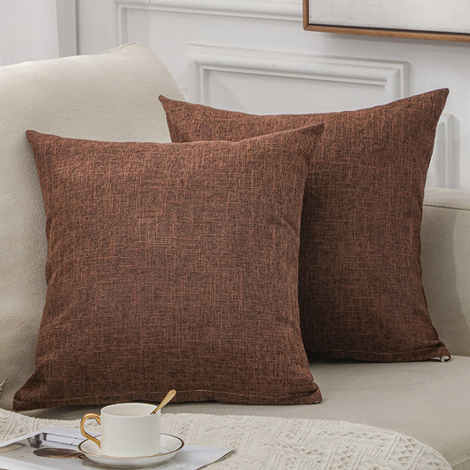 Almohada de Lino y Algodón para Sofá - Diseño Liso y Elegante - Image 5