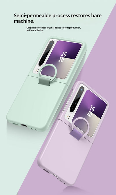 Funda Plegable para Teléfono con Ventana Grande y Anillo Protector Ultrafina - Image 26