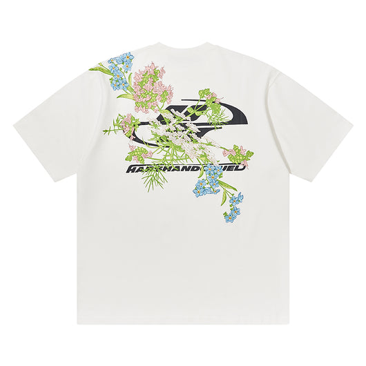 Playera Bordada con Flores - Manga Corta Clásica - Image 17