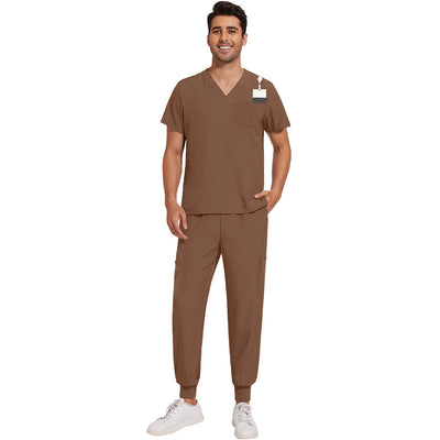 Uniforme de Trabajo Cuello V Ligero y Transpirable para Hombre - Image 12