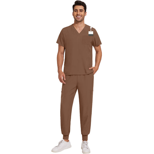 Uniforme de Trabajo Cuello V Ligero y Transpirable para Hombre - Image 12