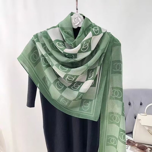 Foulard de Algodón y Lino Ligero - Pareo Sedoso Protección Solar para Playa y Viajes - Image 22